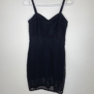 Express Black Mesh Dress